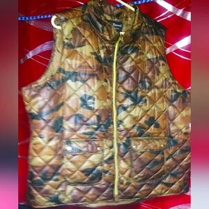Mens Big & Tall Jason Maxel Camo Puffer Vest Urban style Fresh in size 3X